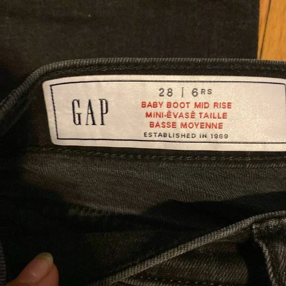 Gap Baby Boot Mid Rise size 28 - Picture 3 of 6